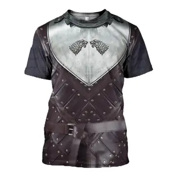 PLstar Kosmos Samurai-rustning Knights Templar 3d-Print t-shirts t-shirt t-shirts sommerfest sjove Harajuku korte ærmer streetwear-21