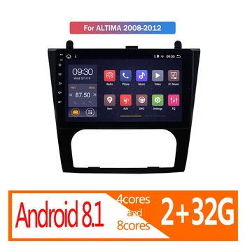 Autoradio 2+32G android for Nissan Teana Altima 2008 2009 2010 2011 2012 bilradioen coche audio auto stereo atoto navigator Video