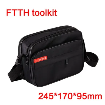 FTTH fiberoptiske værktøjskasse fiberoptisk kommunikation bygge-og anlæg pakke klud package fiberoptiske stik af rygsæk taske