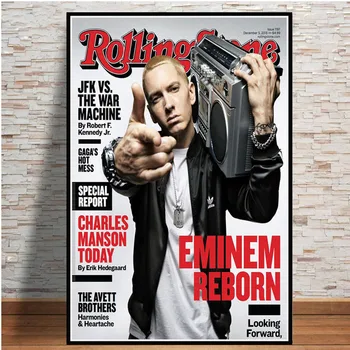 Olie Maleri Kanye West Cardi B Weeknd Harry Styles Eminem Pop Stjerner Udskriver Væg Kunst, Billeder, Home Decor quadro cuadros