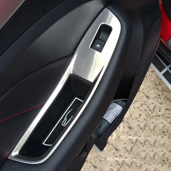 Rustfrit Stål Til MG ZS 2018 Tilbehør Bil Styling Dør, Vindue, Glas Lift Control Switch Panel Dækker Trim Bil Mærkat 4stk