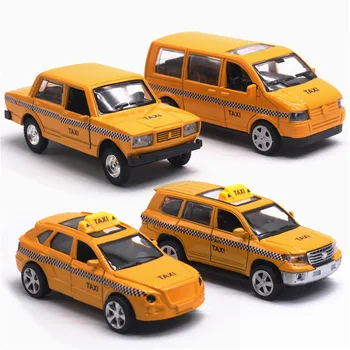 Nye 1:32 legering trække sig tilbage taxa toy simulering tilbage til business bil taxi-model, børn samling legetøj