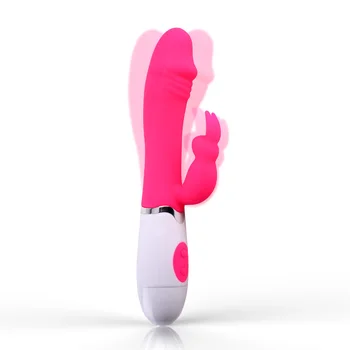 Rabbit Dildo Kvindelige Vibratorer Vaginal Massageapparat G Spot Vibrator Klitoris Stimulation Masturbator Erotisk Sexlegetøj Til Kvinder
