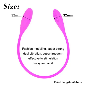 Dobbelt Vibrator G Spot Vibrator Kvindelige Onani, Dildo Til Par Masturbator Erotisk Sex Legetøj Sex Produkt