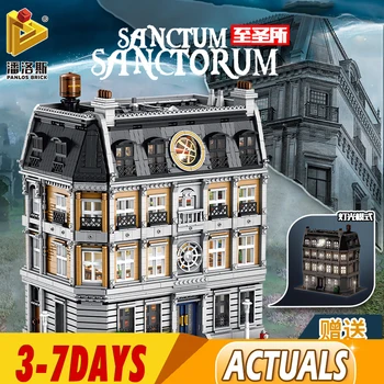 613001 MOC-30628 Lægen Mærkelige Sanctum Sanctorum byggesten Mursten DIY Drenge Pige Legetøj, Gave, Gave, Fødselsdag Gaver