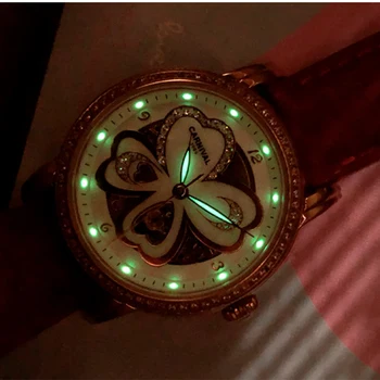 Reloj Mujer KARNEVAL Brand Kvinder Mekanisk Ur Damer Luksus Mode Vandtæt Luminous Safirglas Automatiske Ure