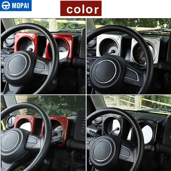 MOPAI Indvendigt Tilbehør til Suzuki Jimny JB74 ABS Bilens Instrumentbræt Dekoration Frame Cover Stickes for Suzuki Jimny 2019 2020
