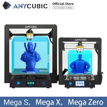 ANYCUBIC I3 Mega Mega-S Mega-Zero Mega-X 3D Printer Kit Stor Udskrivning Plus Size Full Metal Frame 3D Drucker Impresora