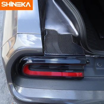 SHINEKA Carbon Fiber Klistermærker Til Dodge Challenger Bilens Bagagerum Buffer Cover Beskyttelse, Tilbehør Til Dodge Challenger+