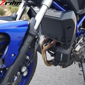Sort Motorcykel tilbehør Motor Radiator Bezel Grille Protector Gitter Vagt Dække For Yamaha MT07 MT-07 mt07 2016