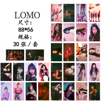 30stk/set Kpop Red Velvet photocard BAD BOY Album plakat-kort i høj kvalitet og HD-billede Kpop Red Velvet redvelvet lomo-kort
