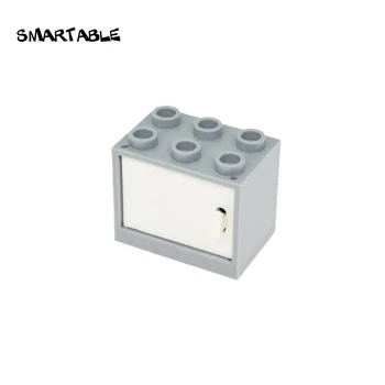 Smartable 2x3x2 Skuffe Skab byggesten MOC Dele Legetøj Til Børn Kompatibel Store Brand 92410+4533 10 sæt/parti