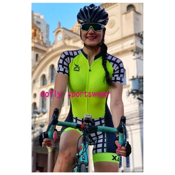 2020 Xama PRO Kvindelige Cykling Passer til Mænd, er Triathlon Sæt Maillot Ropa Ciclismo Cykel Jersey Tøj Skinsuit Gel Pad Pink