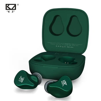 KZ Z1 TWS Bluetooth Hovedtelefoner Ægte Trådløse Øretelefoner Dobbelt magnetisk Dynamisk Touch Kontrol af støjreducerende Headset med mic