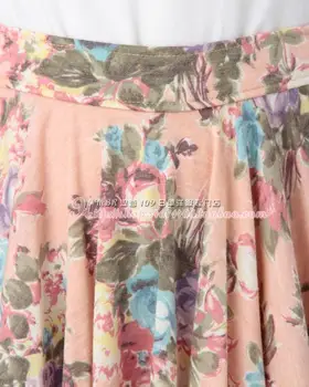 Japan L*Z LISA strikke flower udskrivning af Bånd, rem nederdel nederdele