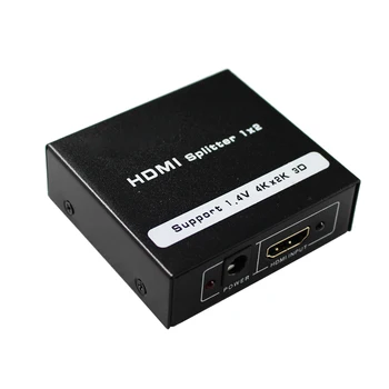 4K/1080P HDMI Splitter Full HD 1080p Video HDMI Switch Switcher 1 × 2 1X4 Dual Display For HDTV DVD, PS3, Xbox