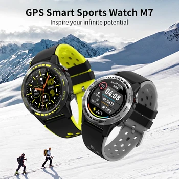 2020 Smart GPS Sports Ur vandtæt IP67 puls, blodtryk overvågning Kompas Touch 1.3