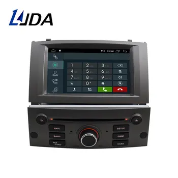 LJDA Android 10.0 Bil DVD-Afspiller Til PEUGEOT 407 2004 2005 2006-2010 1DIN Bil Radio GPS-Navigation DSP WIFI Stereo Video CANBUS