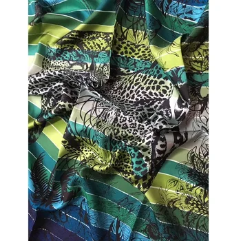 Mode Leopard Printet Silke Tørklæde Sjal Wraps Pladsen 35