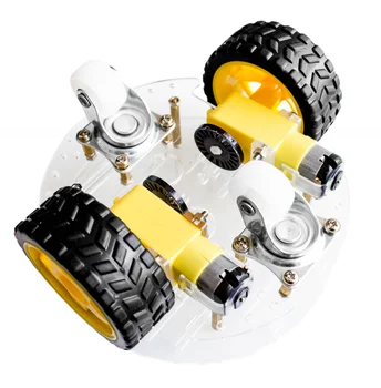 Smart bil chassis 2wd / robot opsporing stærke magnetiske motor i bilen rt-4 / undgåelse bil med kode disk for