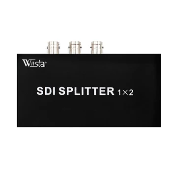 Wiistar SDI Splitter SDI-1 I 2 Ud af SDI-Splitter-1 × 2 Full HD 1080P Støtte SD HD 3G-SDI-Gratis Fragt