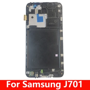 For Samsung Galaxy J7 neo J701 J701M J701MT LCD-Skærm Touch screen Montering Med Ramme Udskiftning