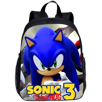 Høj Kvalitet Sonic The Hedgehog Skoletaske Casual Rygsække Til Baby, Drenge Og Piger, Dejlige Pindsvin Skoletasker Mochilas Infantil