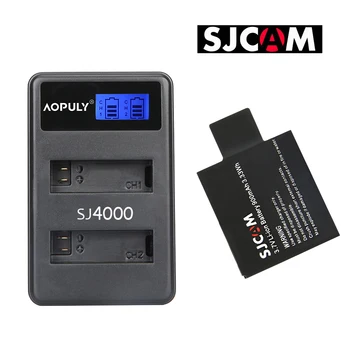 Aopuly SJCAM SJ4000 Kamera Batteri Li-ion Batteri til SJCAM SJ4000 Wifi SJ5000 Wifi SJ5000 Plus SJ6000 Kamera Batterier