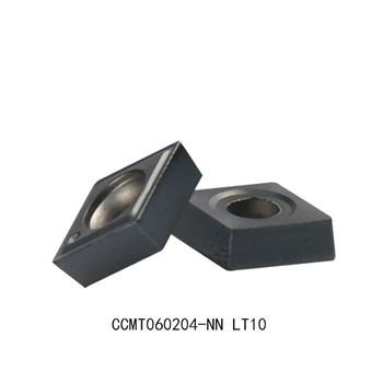 10stk CCMT060204 NN LT10 hårdmetal salg skær CNC drejning værktøjer af høj kvalitet, bearbejdning skæring