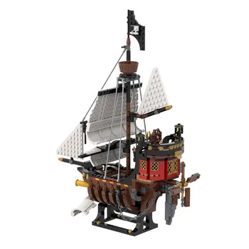 MOC Ideer Serie Sky-Skelet-Pirater Skib Model byggesten Skaberen Pirat Båd Mursten DIY Samling Legetøj Xmas Gave Til Børn