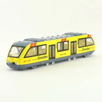 Salg af Høj simulering jernbane bil,1:50 legering trække sig tilbage Metro-model -, sporvejs -, metal-toy cars,gratis fragt