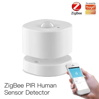 Tuya ZigBee Menneskelige-Sensor, Detektor PIR bevægelsesføler Smart Liv/Tuya App Control Smart Krop, Bevægelse Sensor Sikkerhed Beskyttelse