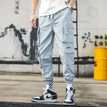 Privathinker Mænds Casual Last Fashion Bukser 2020 Efteråret Nye Oversize Bukser Japansk Stil Kvinde Streetwear Mandlige Tøj