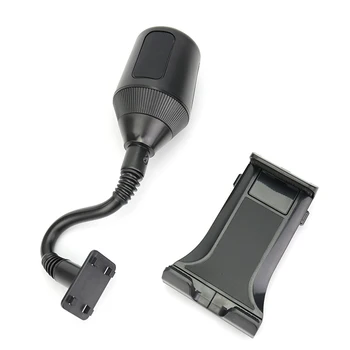 2-i-1 Tablet & Smartphone Car Cup Mount Holder med en Fleksibel Hals til iPad Pro/Air/Mini Galaxy Tab Bil telefonholder, 4-11 tommer