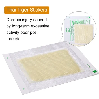 12pcs Thailandske Røde Tiger Balm Patch Gigt Mærkat Kroppen Tilbage Muskel Arthritis Pain Relief Salve selvopvarmende Medicinsk Gips