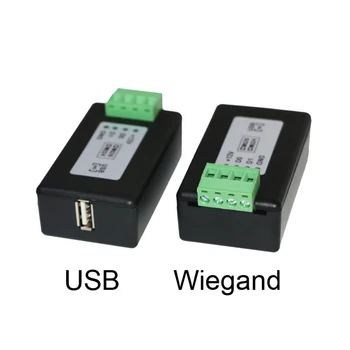 USB-WG Wiegand 26 converter Wiegand 34 converter forbindelse med barcode scanner wiegand access controller USB HID-USB-QR-kode
