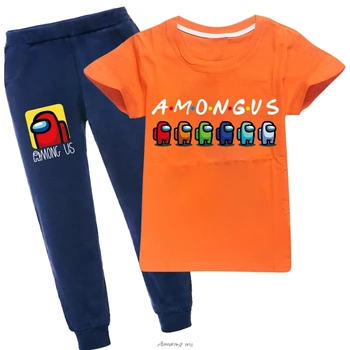 Spil Blandt OS Børn Pyjamas Kort-langærmet tshirt + Bukser sports-set Kids Pyjamas børn Pyjamas Baby Sveller Sleepwea