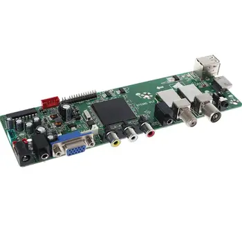 DVB-S2, DVB-S2, DVB-T2 / DVB-C Digital Signal ATV Maple Driver LCD-Remote Control Board Launcher Universal Dual USB-Medier QT526C T.