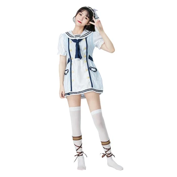 Brdwn Lovelive Dame Havet Rover Umi Sonoda Eli Ayase Maki Nishikino Cosplay Kostume Matroskrave Skole Uniform