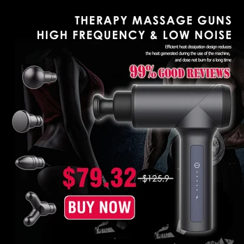Frekvens Vibration Massage Bærbare Elektroniske Terapi Muscle Massage Pistol Theragun Organ Afslapning, smertelindring massageador