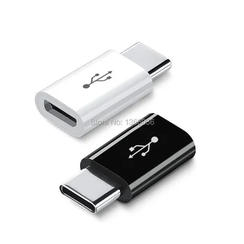 2000pcs Micro USB Til USB-C Adapter Mobiltelefon Adapter Type-c Interface Data Linje Opladning Converter For Samsung Xiaomi Huawei