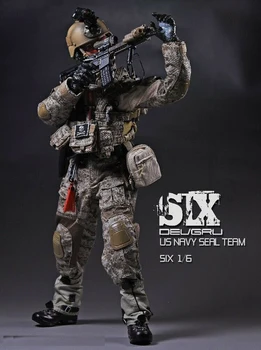 1/6 Skala Collectible PH Soldat AMERIKANSKE Militær Navy Seal Team 6 Dobbelt K9 w/hund Figur Toy Komplet Sæt På Lager