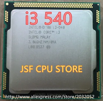 Intel I3 540 CPU Core I3-540 CPU 3.06 GHz LGA1156 4MB Dual-Core (arbejder Gratis Fragt)