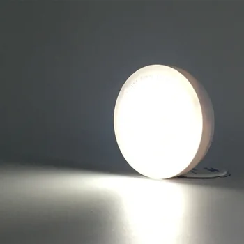 LED nat lys wireless touch skifte batteri kabinet lys for soveværelse, stue, garderobe korridor belysning nat lampe