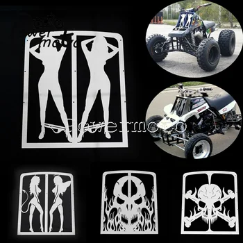 Skull/Skelet/Dame/Angel&Djævelen ATV Quad Off Road Racing-Radiator Grill For Yamaha Banshee 350 Gitter Vagt Dække