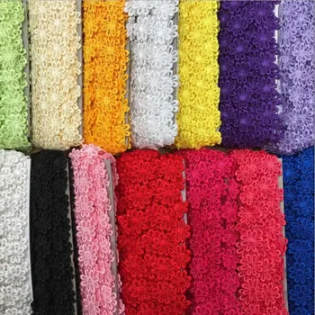 15 m vand opløseligt mange farver 2,5 cm bredde for smykker håndværk blødt sengetøj DIY børnetøj bryllup tilbehør DB206