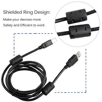Forsølvet Mikrofon-Stik USB-Kabel, Sort Velegnet til Audio Technica AT2020USB+ plus Kondensator Mikrofon Dele af Musikken