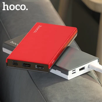 HOCO Power bank 10000mAh Bærbare PowerBank Telefonen hurtigt Oplade USB-Udgang Eksterne Batterier Pack Mobil Oplader til iphone 11
