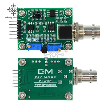 Flydende PH 0-14 Værdi Opdagelse Regulator Sensor Modul Overvågning kontrolmiljø yrelsen Meter Tester + BNC PH-Elektrode Probe Controller