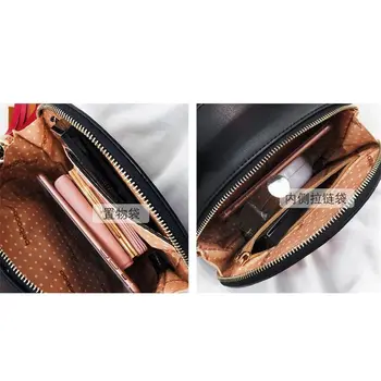 2018 ramte han edition håndtaske mode tasker håndtasker aslant kvindelige taske PU Læder mini luksus shell pakke gratis fragt